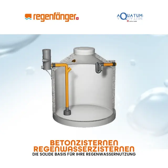 Die solide Basis für Ihre Regenwassernutzung: Betonzisternen! - Betonzisternen sind die bewährten Klassiker der Regenwassernutzung. Sie überzeugen durch Langlebigkeit, Robustheit und Umweltfreundlichkeit und bilden das Fundament für eine effiziente und nachhaltige Wassernutzung in Ihrem Haus und Garten.